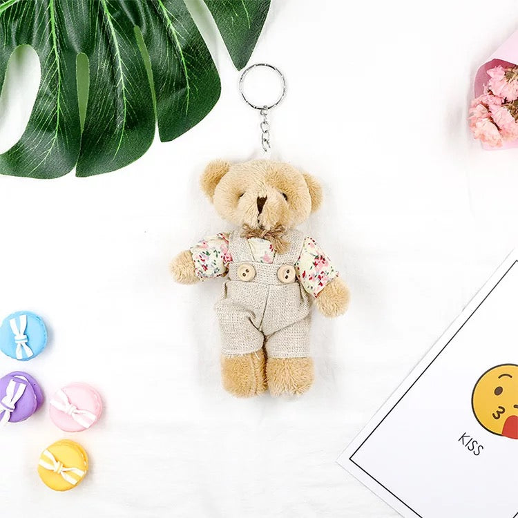 Mr. Beary Cute Plush Keychain