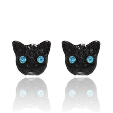 Load image into Gallery viewer, Fashion Jewelry Earrings - Black Cat
