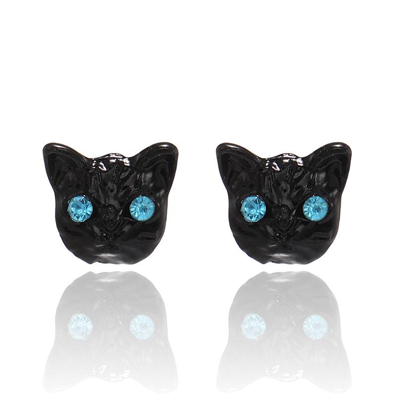 Fashion Jewelry Earrings - Black Cat