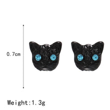 Load image into Gallery viewer, Fashion Jewelry Earrings - Black Cat
