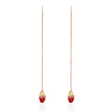 Load image into Gallery viewer, Earrings Sweet Little Strawberry Drop Red
