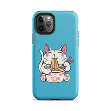 Load image into Gallery viewer, Protective iPhone case - Cat Noodles Blue
