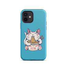 Load image into Gallery viewer, Protective iPhone case - Cat Noodles Blue
