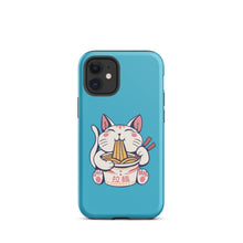 Load image into Gallery viewer, Protective iPhone case - Cat Noodles Blue
