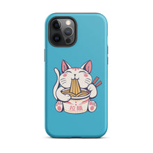 Load image into Gallery viewer, Protective iPhone case - Cat Noodles Blue
