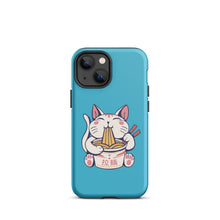 Load image into Gallery viewer, Protective iPhone case - Cat Noodles Blue
