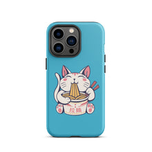 Load image into Gallery viewer, Protective iPhone case - Cat Noodles Blue
