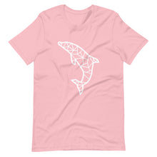 Load image into Gallery viewer, Unisex T-shirt - Dolphin Geometric Lines
